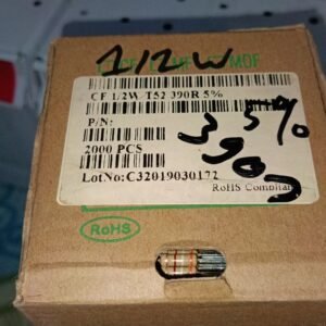 7470 resistor carbon film 1/2watt 0,5watt 0.5watt 390r 390ohm taiwan