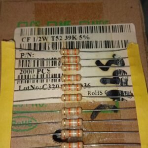 7475 resistor carbon film 1/2watt 0,5watt 0.5watt 39k taiwan 5persen