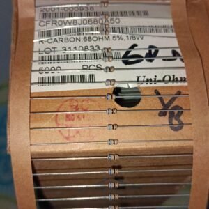 7482 resistor carbon film 1/8watt 0,125watt 0.125watt 68r 68ohm taiwan