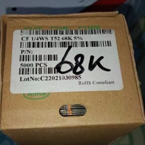 7485 resistor carbon film 1/8watt 0,125watt 0.125watt 68k taiwan 5persen