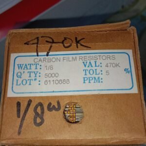 7486 resistor carbon film 1/8watt 0,125watt 0.125watt 470k taiwan 5persen