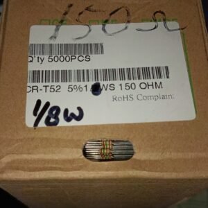 7488 resistor carbon film 1/8watt 0,125watt 0.125watt 150r 150ohm taiwan