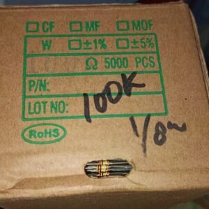 7489 resistor carbon film 1/8watt 0,125watt 0.125watt 100k taiwan 5persen