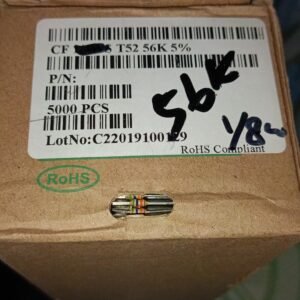 7490 resistor carbon film 1/8watt 0,125watt 0.125watt 56k taiwan 5persen