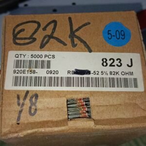 7493 resistor carbon film 1/8watt 0,125watt 0.125watt 82k taiwan 5persen