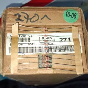 7494 ressitor carbon film 1/8watt 0,125watt 0.125watt 270r 270ohm taiwan