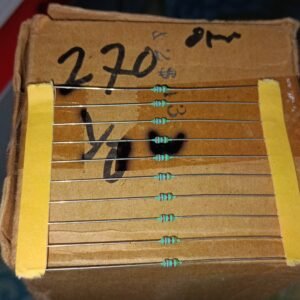 7496 resistor carbon film 1/8watt 0,125watt 0.125watt 270r 270ohm taiwan