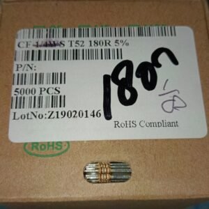 7502 ressitor carbon film 1/8watt 0.125watt 0,125watt 180r 180ohm taiwan