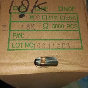 7505 resistor carbon film 1/8watt 0.125watt 0,125watt 18k taiawan 5persen