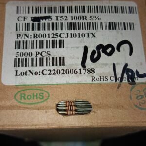 7506 resistor carbon film 1/8watt 0.125watt 0,125watt 100r 100ohm taiwan