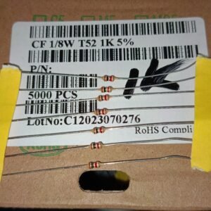 7514 resistor carbon film 1/8watt 0,125watt 0.125watt 1k taiwan 5persen