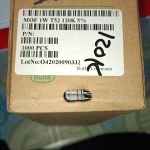 7517 resistor carbon film 1 watt 1watt 120k taiwan 5persen