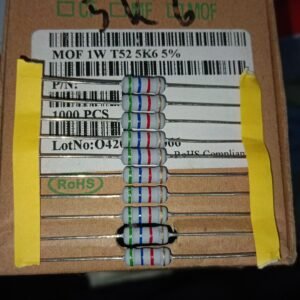 7518 resistor carbon film 1watt 1 watt 5k6 5.6k 5,6k taiwan 5persen