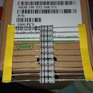 7552 resistor carbon film 1 watt 1watt 10r 10ohm taiwan 5persen