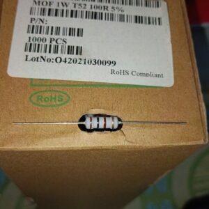 7560 resistor carbon film 1 watt 1watt 100r 100ohm taiwan 5persen