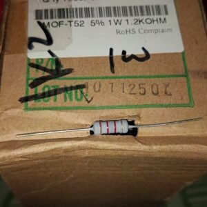 7561 resistor carbon film 1 watt 1watt 1k2 1.2k 1,2k taiwan 5persen