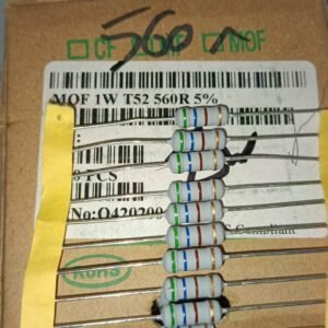 7566 resistor carbon film 1 watt 1watt 560r 560ohm taiwan 5persen
