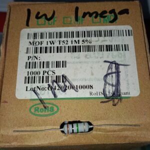 7578 resistor carbon film 1 watt 1watt 1m 1mega taiwan 5persen