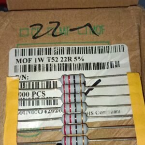 7580 resistor carbon film 1 watt 1watt 22r 22ohm taiwan 5persen