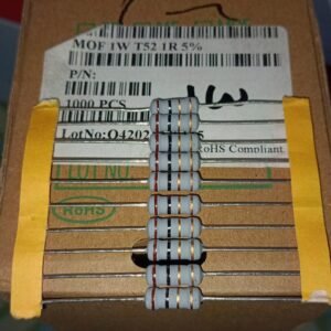 7582 resistor carbon film 1 watt 1watt 1r 1ohm taiwan 5persen