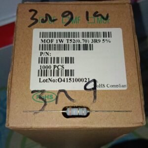 7589 resistor film 1 watt 1watt 3r9 3.9r 3,9r 3.9ohm 3,9ohm taiwan