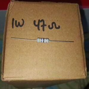 7591 resistor carbon film 1 watt 1watt 47r 47ohm taiwan 5persen