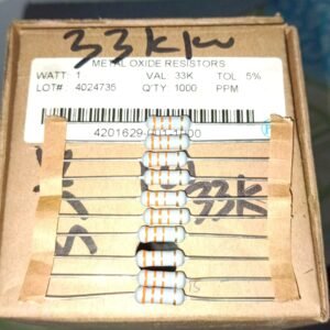 7592 resistor carbon film 1 watt 1watt 33k taiwan 5persen