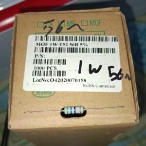 7593 resistor carbon film 1 watt 1watt 56r 56ohm taiwan 5persen