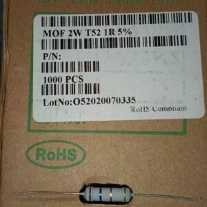 7604 resistor carbon film 2 watt 2watt 1r 1ohm taiwan 5persen