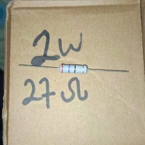 7605 resistor carbon film 2 watt 2watt 27r 27ohm taiwan 5persen