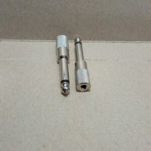7607 konektor sambungan jack jek mini mono 3.5mm to akai mic 6.5mm