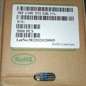 7625 resistor metal film 1/4watt 0,25watt 0.25watt 33k taiwan 1persen