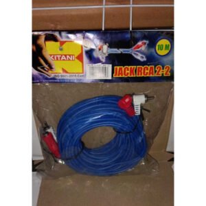 7671 kabel cable audio rca 2-2 2 ke 2 panjang 10m 10meter 10 meter kitani