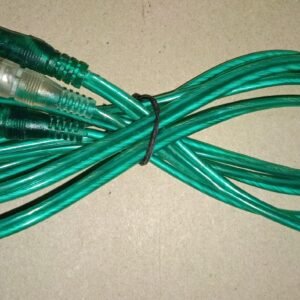 7688 kabel cable audio rca 2-2 2 ke 2 1.5meter 1,5meter transparant