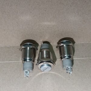 7700 sakelar switch swit push on klakson stainless stainles steel lampu