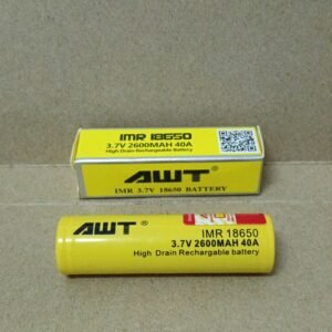 7768 baterai batrai battery awt imr18650 imr 18650 3.7v 2600mah