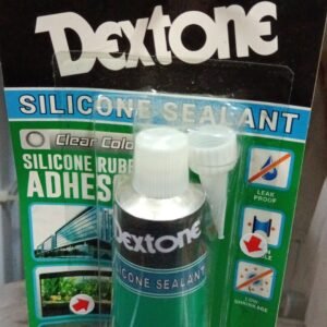 7774 lem karet silikon silicone sealant rubber bening dextone 70gr