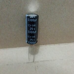 7832 kapasitor elco 3300uf 3300 uf 25v 25volt 25 volt gxe hitam