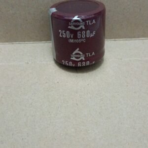 7833 kapasitor elco 680uf 680 uf 250v 250volt 250 volt samyoung korea