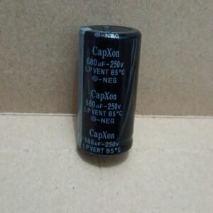 7834 kapasitor elco 680uf 680 uf 250v 250volt 250 volt capxon korea