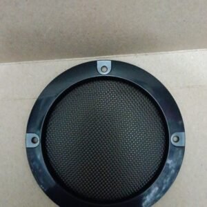 7197 ram grill tutup speaker speker besi pinggiran plastik hitam 3inch 3 inch