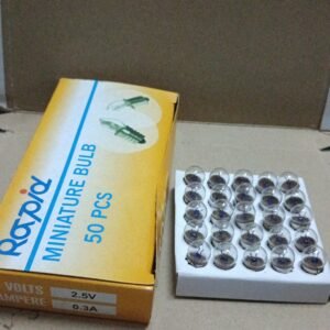 7238 biji mata lampu senter pijar ulir praktek sekolah sd rapid 2.5v 2,5v