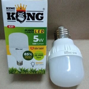 7244 lampu led listrik pln king kong e27 e 27 5w 5watt 5 watt