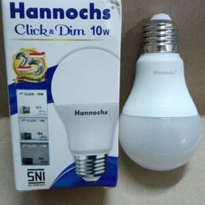 7248 lampu led hannochs click dim 3 mode kecerahan 10w 10watt 10 watt