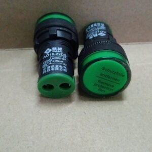 7284 pilot lamp lampu indikator indicator 12v 12volt 22mm hijau