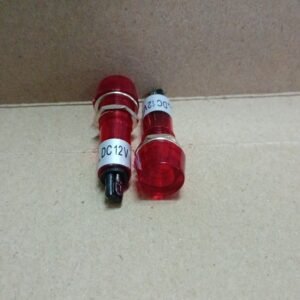 7287 pilot lamp lampu 12 volt indikator indicator 12v plastik 10mm merah