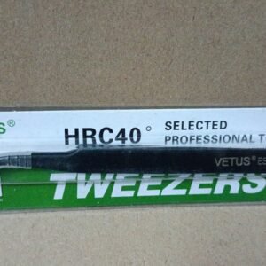 9705 pinset pingset tweezers tweezer hrc40 esd-15 esd15 tekuk vetus hitam antistatic anti static stainless steel mtab