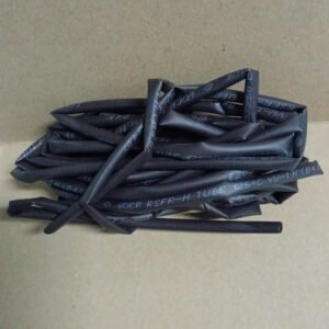 9718 tubing heatshrink heat shrink tubing tube selongsong bakar menciut hitam diameter 4mm 4 mm harga permeter per meter