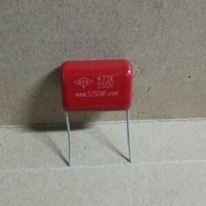 9742 kapasitor capacitor milar mylar merah 475k 475 k 250v 250volt 250 volt szscap untuk mesin las asli ori original