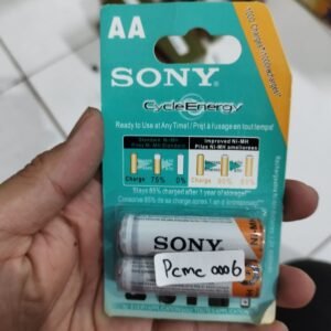 pcmc0006 baterai battery batrai batre charger cash cas sony nimh ni-mh aa a2 4600mah 4600 mah 1.2v 1.2volt 1.2 volt cycle energy 1set 1 set isi 2